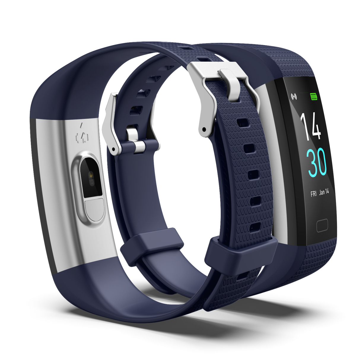 ELKUAIE 5 Gesundheitsindikatoren Smartwatch tpu, Blau