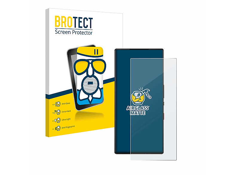 BROTECT Airglass matte Schutzfolie(für ZTE Nubia Red Magic 9 Pro+)