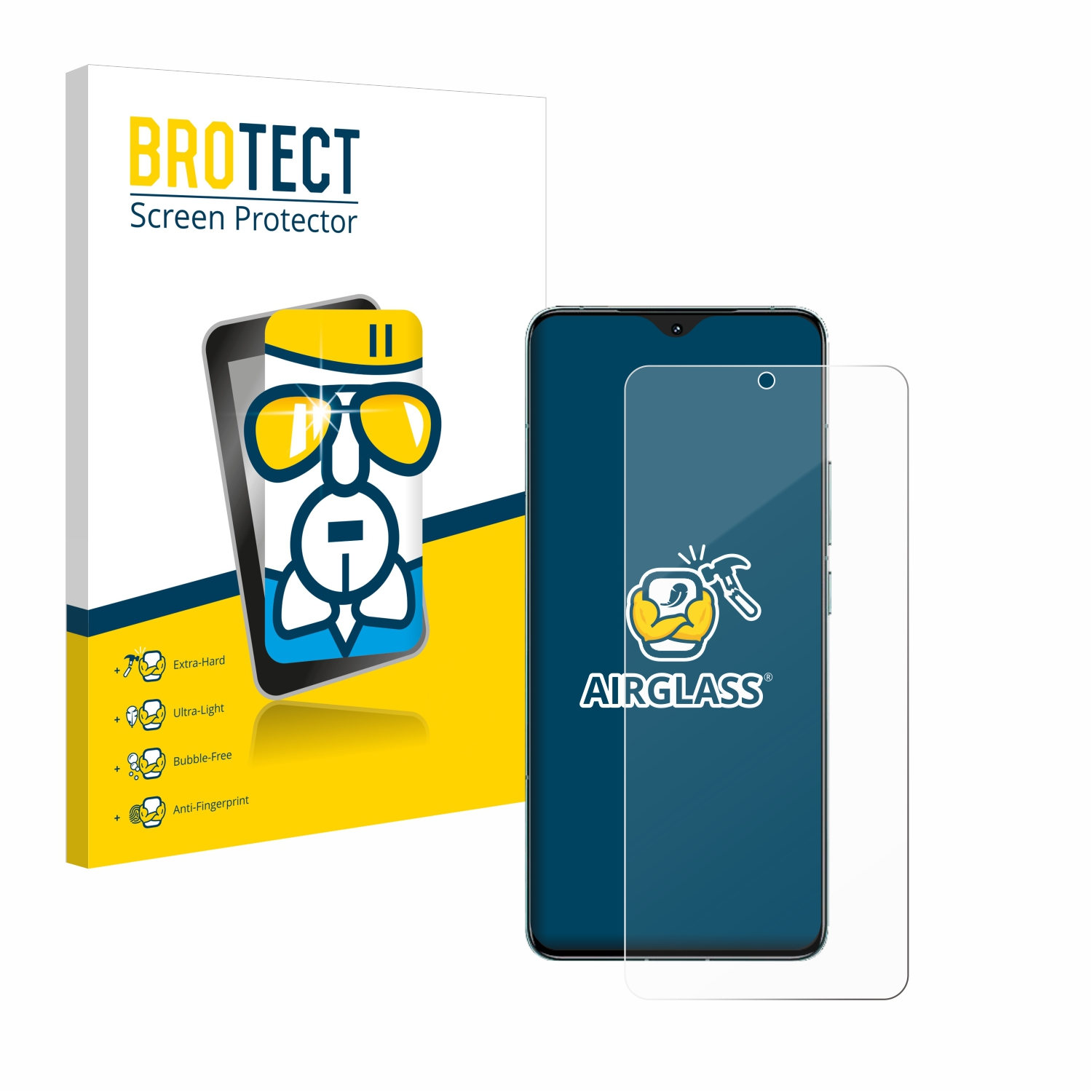 klare Pro) BROTECT Schutzfolie(für K70 Redmi Xiaomi Airglass