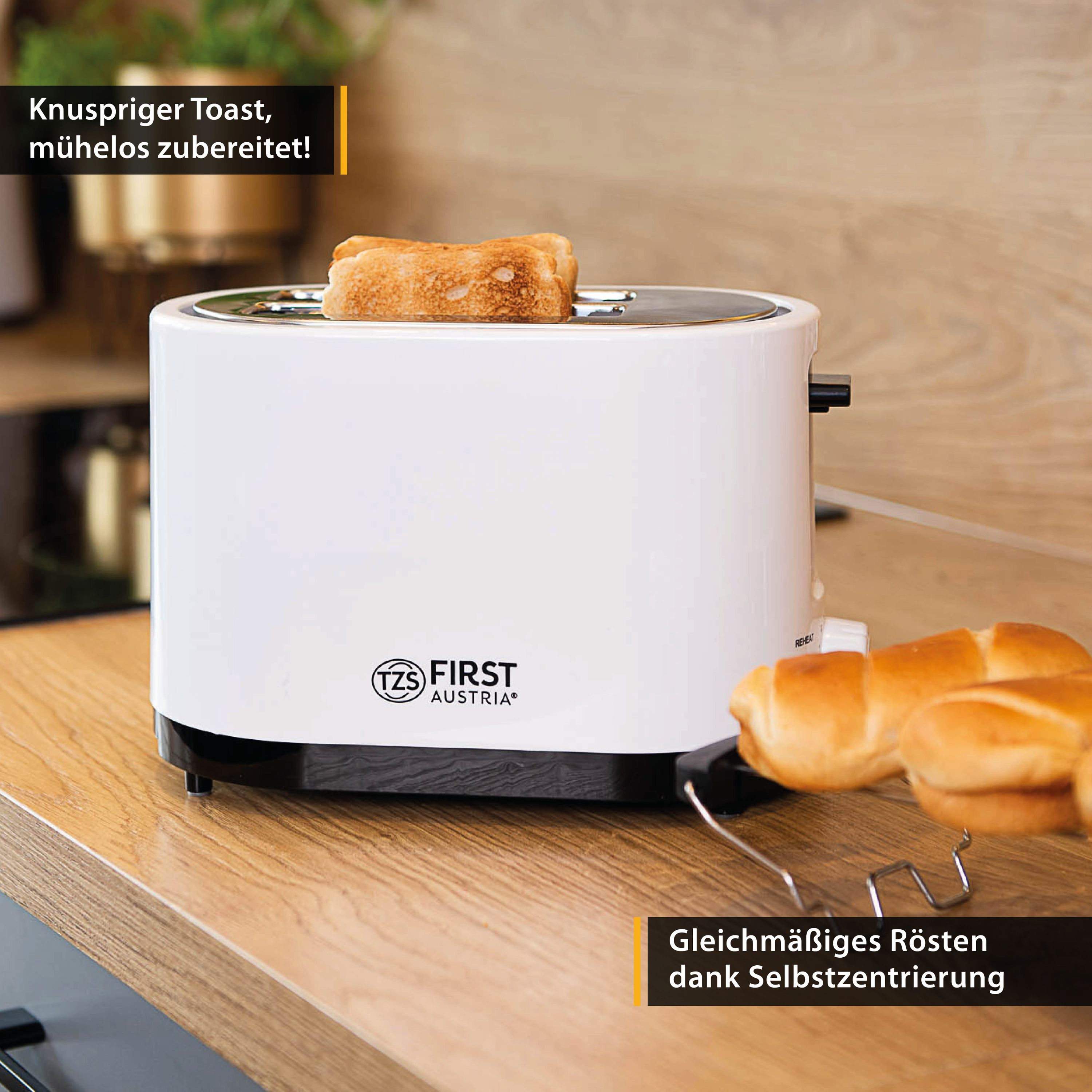 TZS FIRST AUSTRIA 20 (750 Schlitze: Toaster FA-5368-3 Watt, 2)