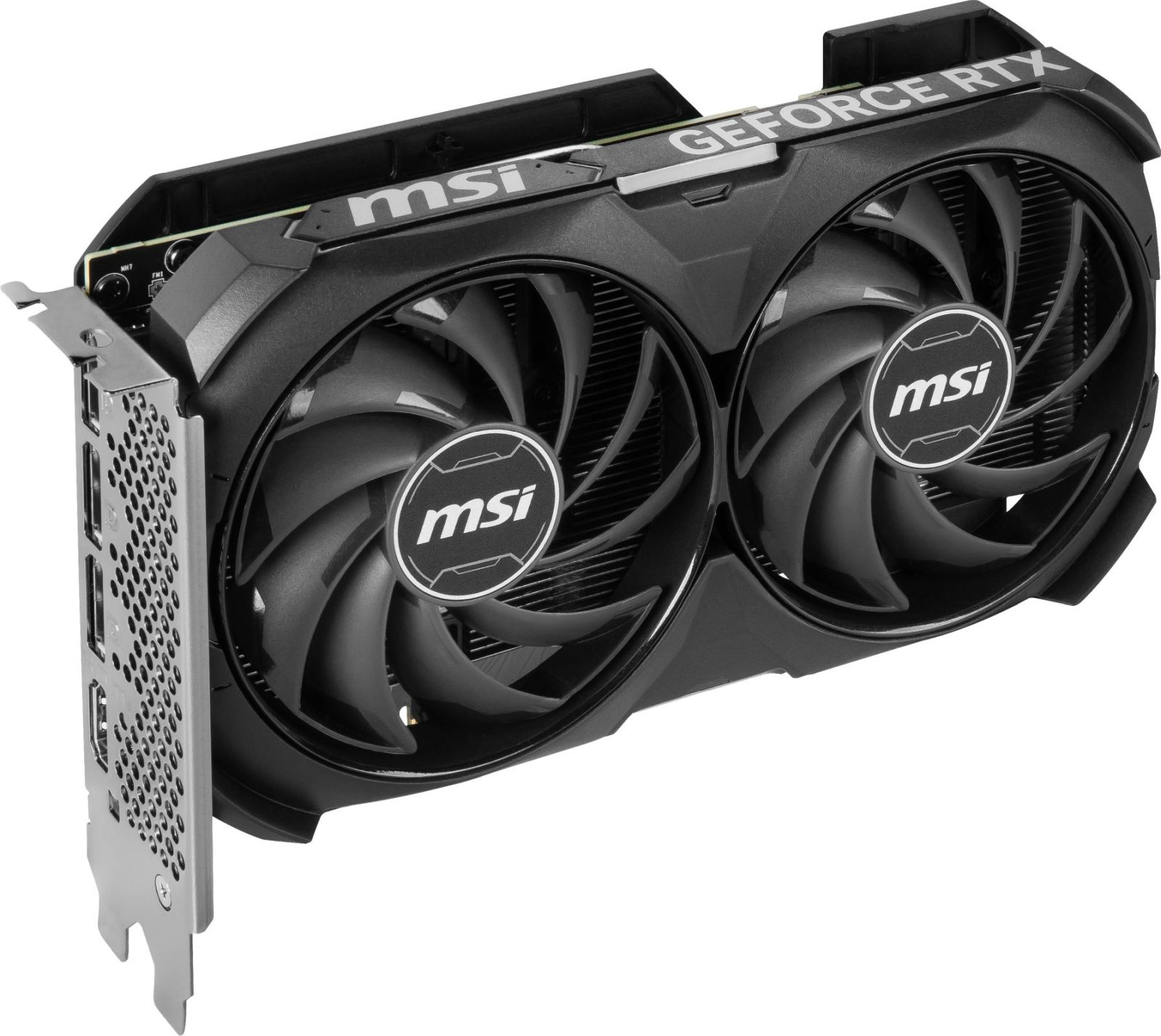 MSI GeForce RTX4060 Ti (NVIDIA, 2X GDDR6 8GB VENTUS BLACK Grafikkarte) OC