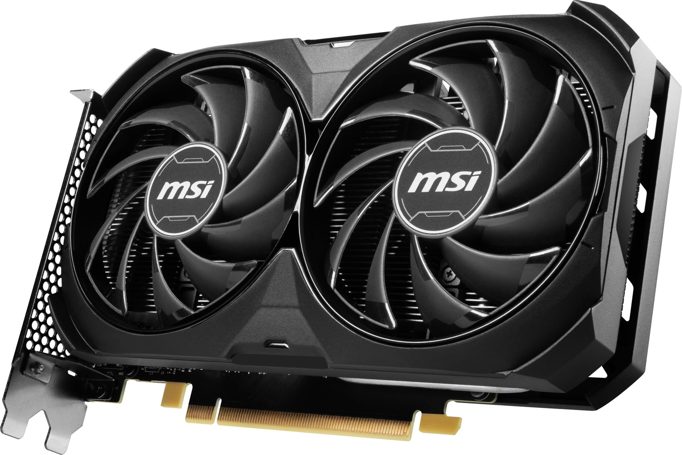 MSI GeForce RTX4060 Ti (NVIDIA, 2X GDDR6 8GB VENTUS BLACK Grafikkarte) OC