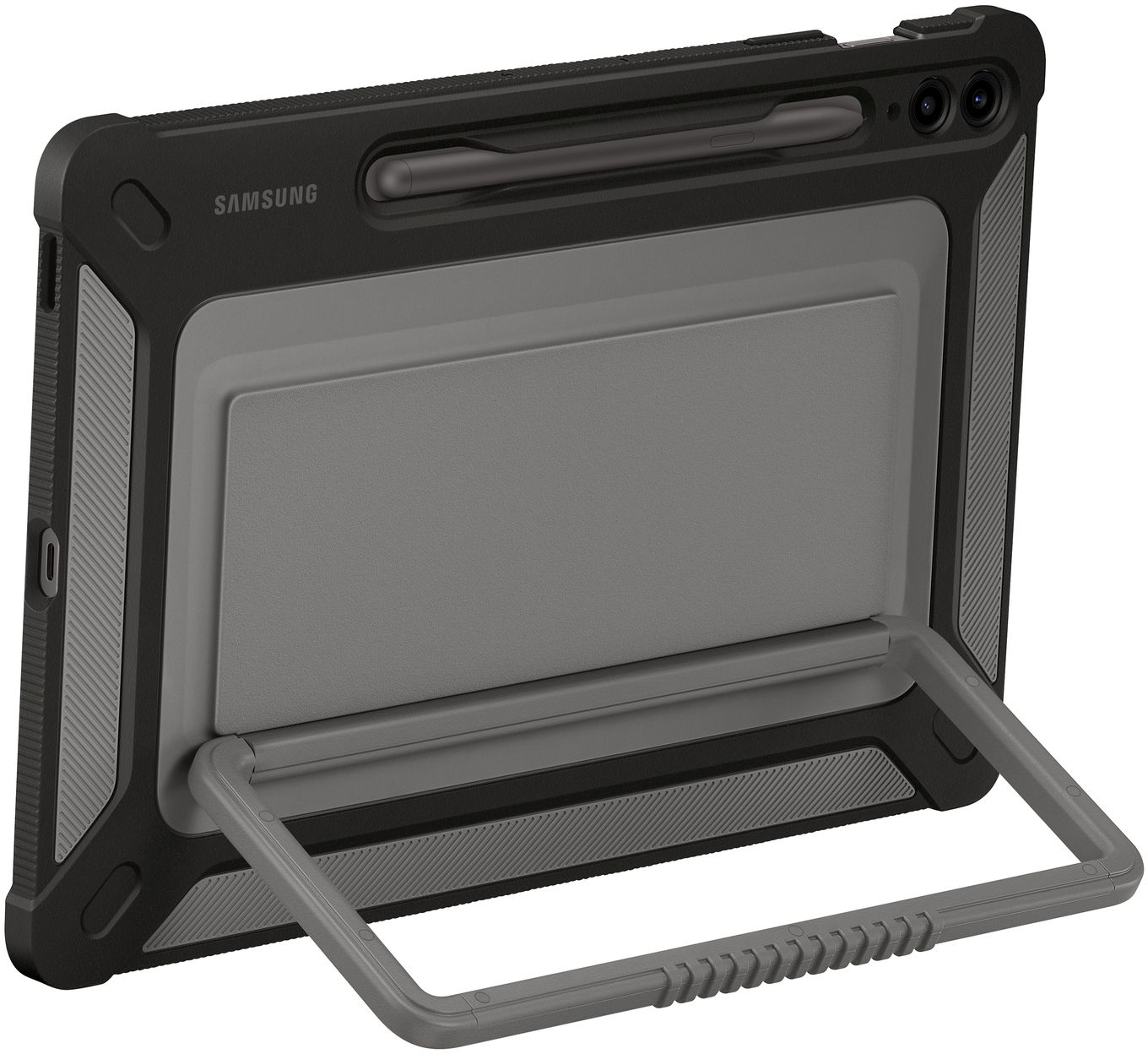 Kunststof, Backcover Cover SAMSUNG Outdoor Tablethülle Schwarz Samsung für