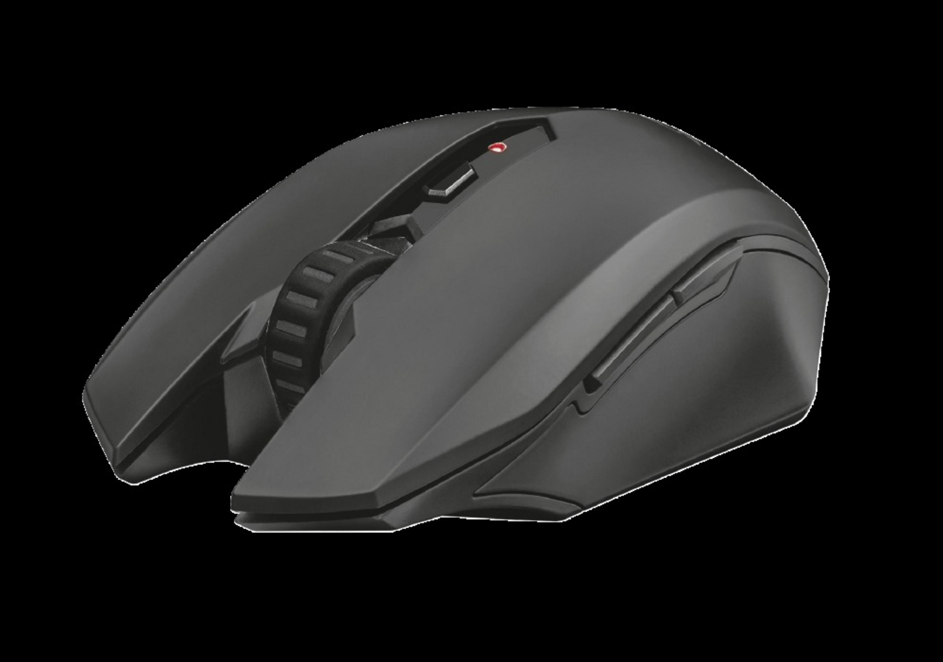 Gaming WRLS GXT Schwarz MOUSE TRUST 115 Maus, MACCI 22417 GAMING