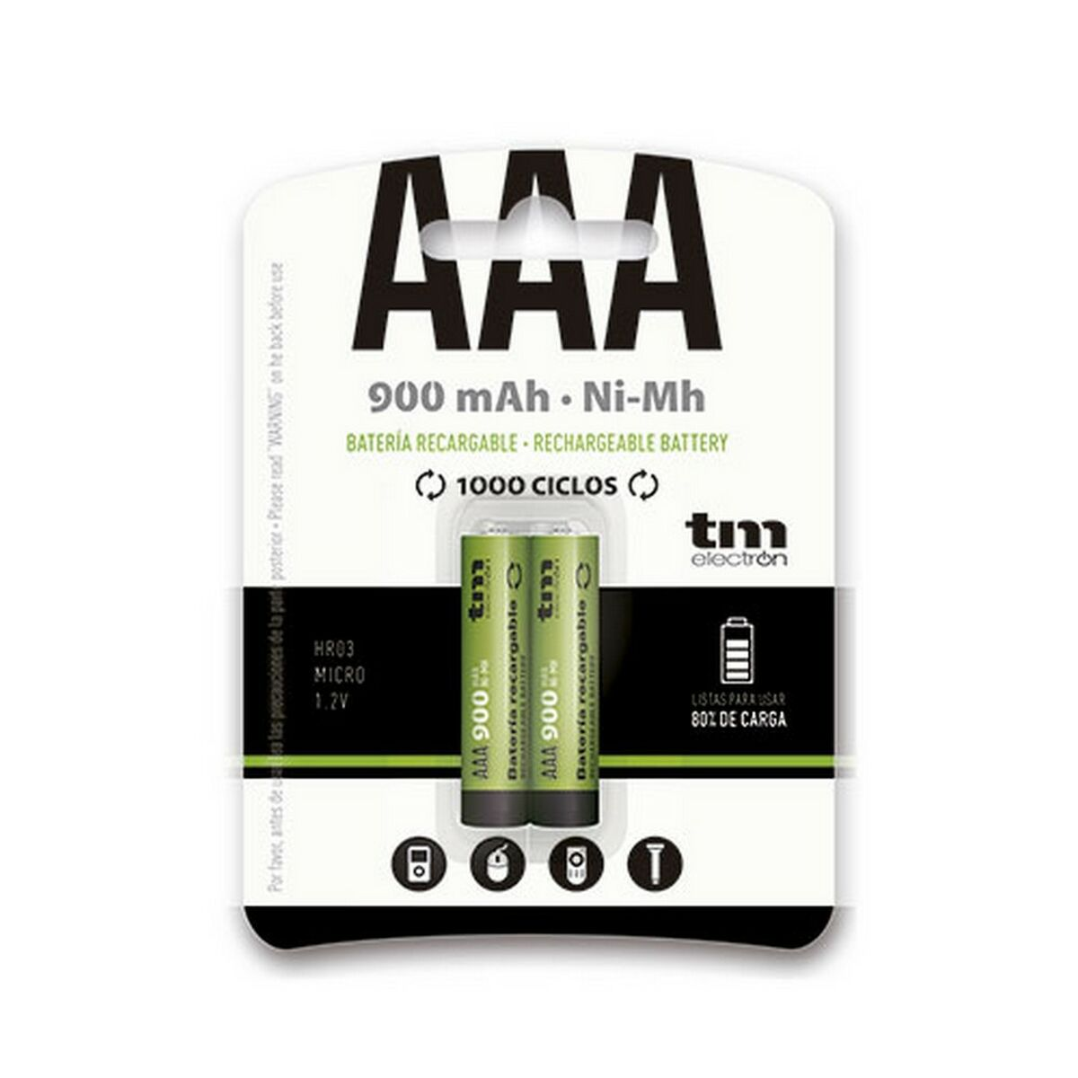 TM ELECTRON 8436 Batterie Aufladbar