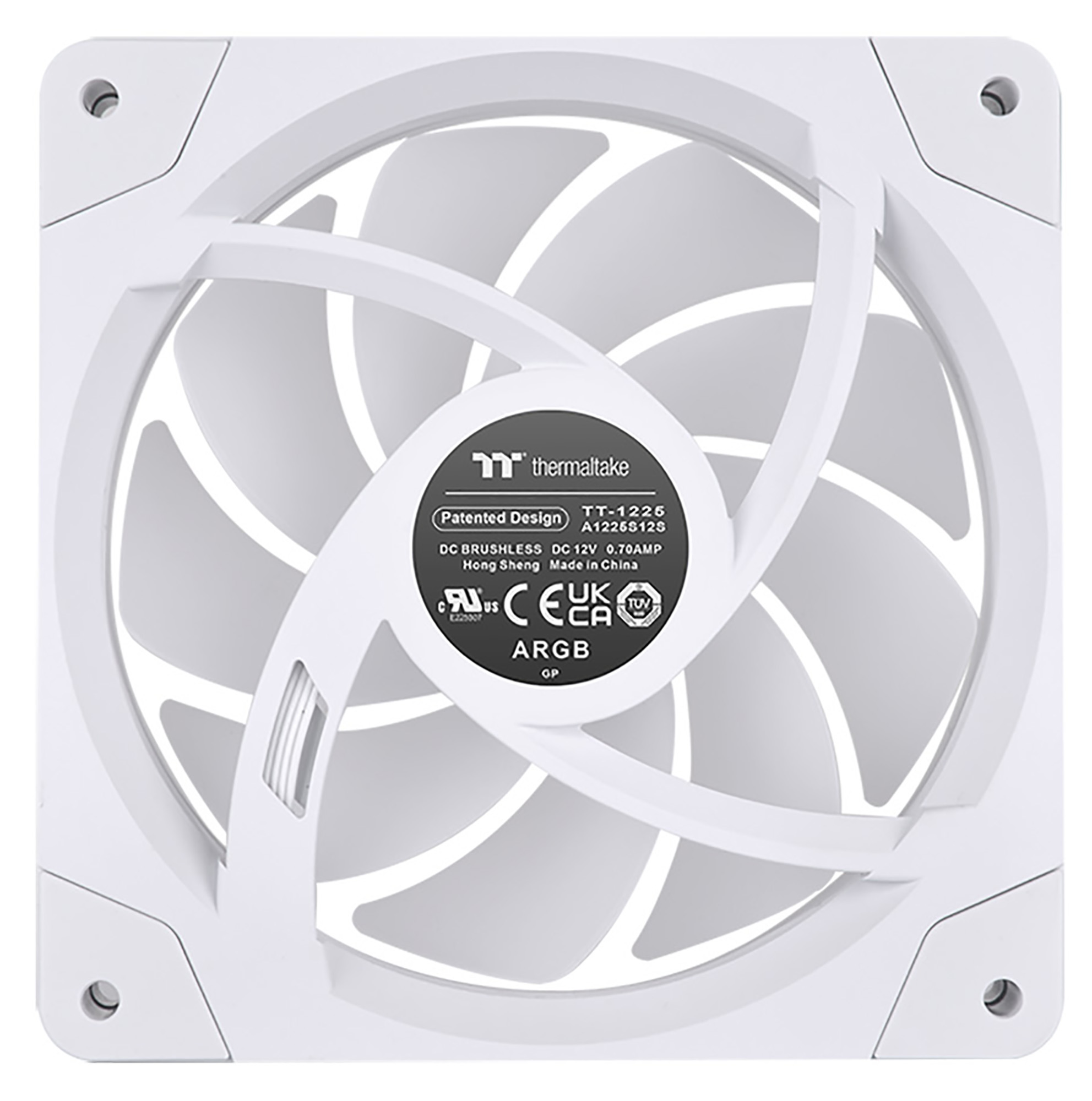 THERMALTAKE ARGB EX12 Box SWAFAN Ventilator, Weiß