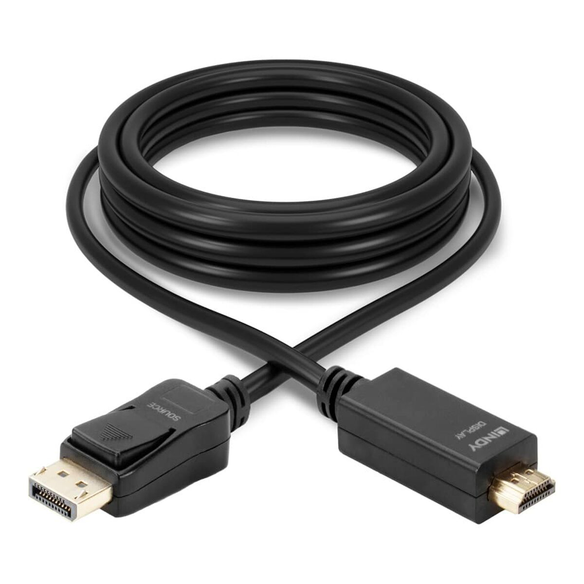 LINDY 36924 DisplayPort-zu-HDMI-Adapter, mehrfarbig