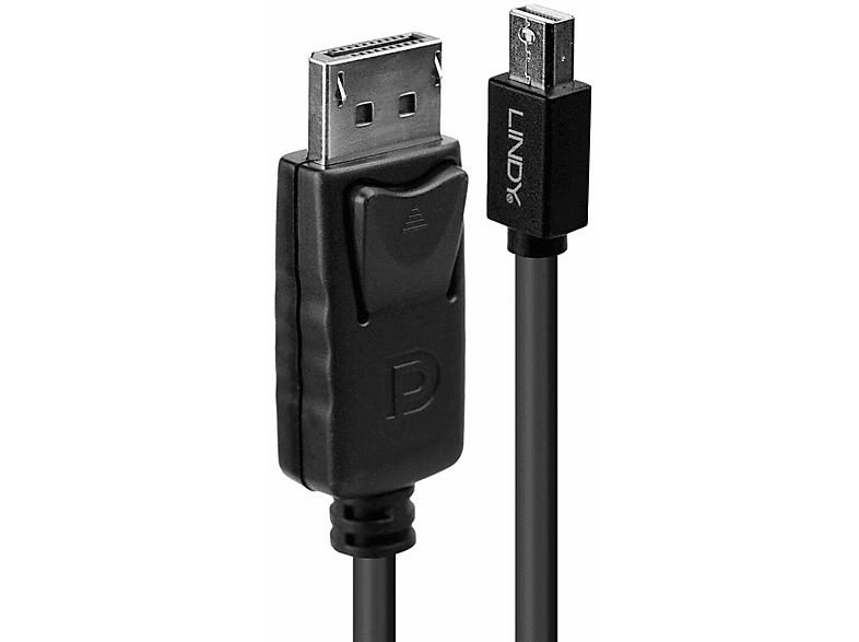 LINDY 41647 DisplayPort-Kabel, Schwarz