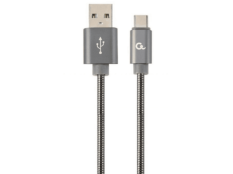 CABLEXPERT CC-USB2S-AMCM-1M-BG, USB-C zu USB-C-Kabel