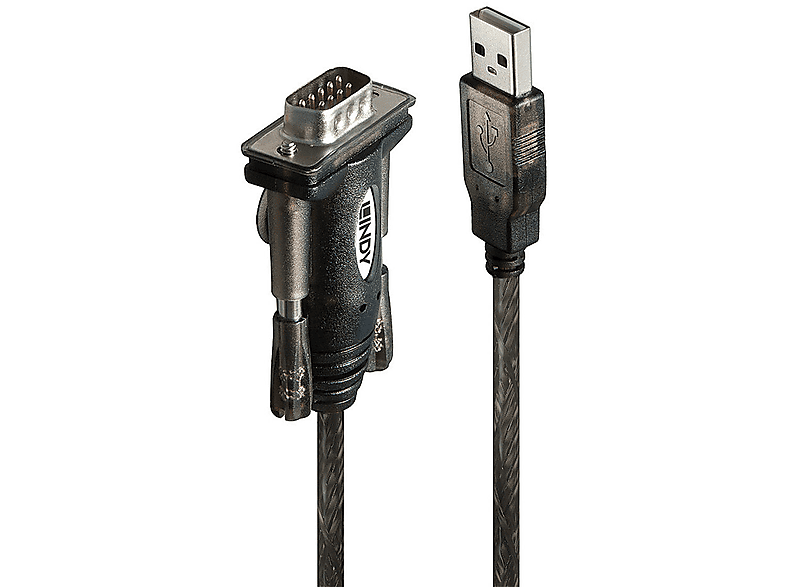 LINDY 42855 USB-zu-RS232-Adapter, mehrfarbig