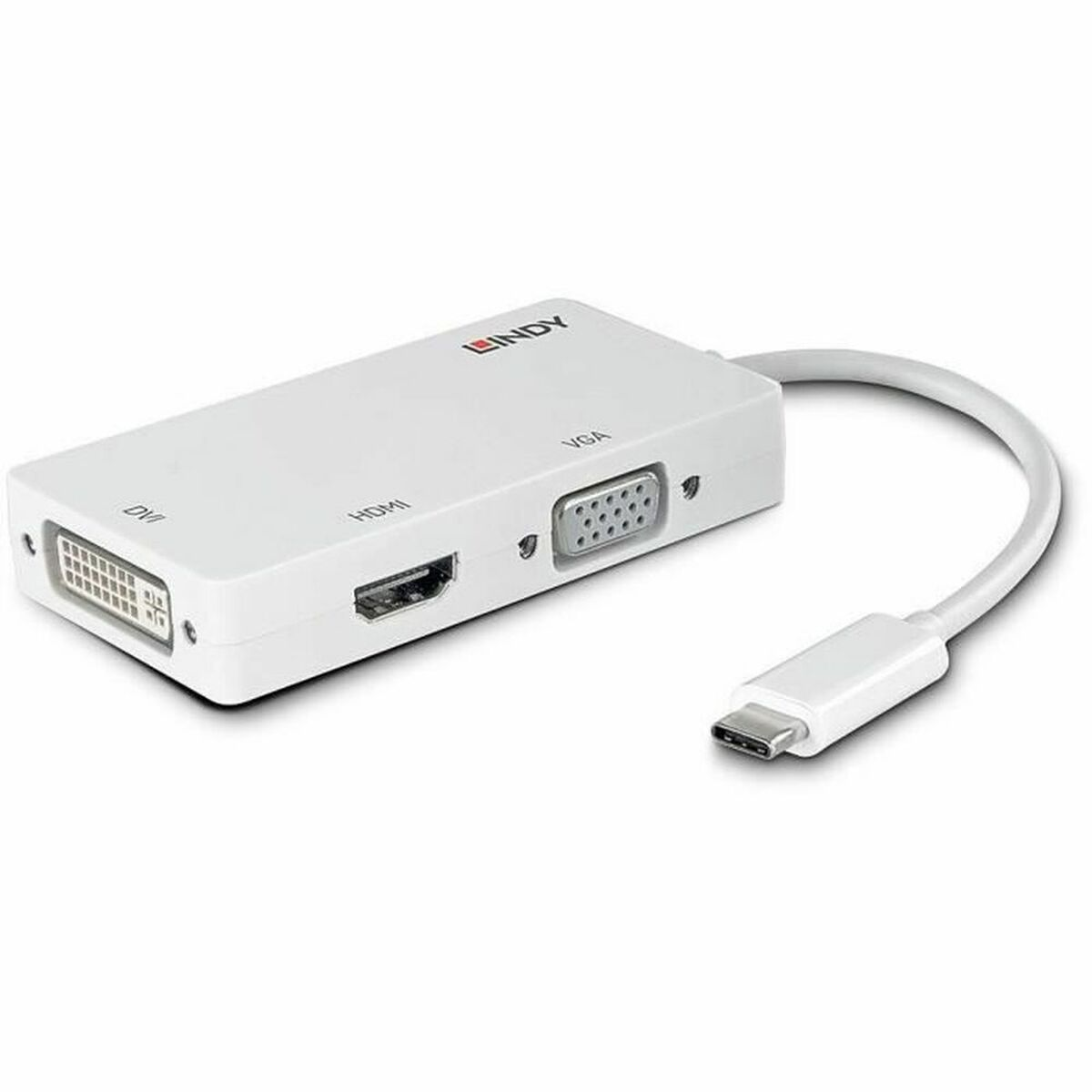 LINDY 43273 USB Adapter, Weiß