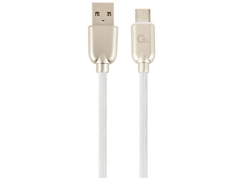 CABLEXPERT CC-USB2R-AMCM-1M-W, USB-C zu USB-C-Kabel