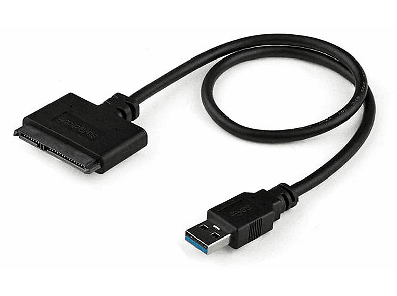 STARTECH USB3S2SAT3CB USB-zu-SATA-Adapter für Festplattenlaufwerke, mehrfarbig