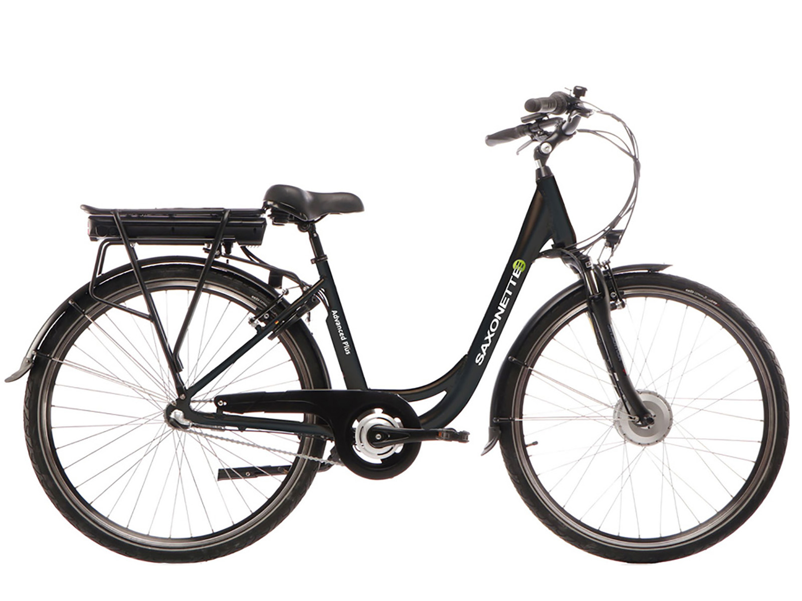 Rahmenhöhe: 375 Wh, Plus Schwarz) 50 Zoll, SAXXX Damen-Rad, 28 cm, Citybike (Laufradgröße: Advanced