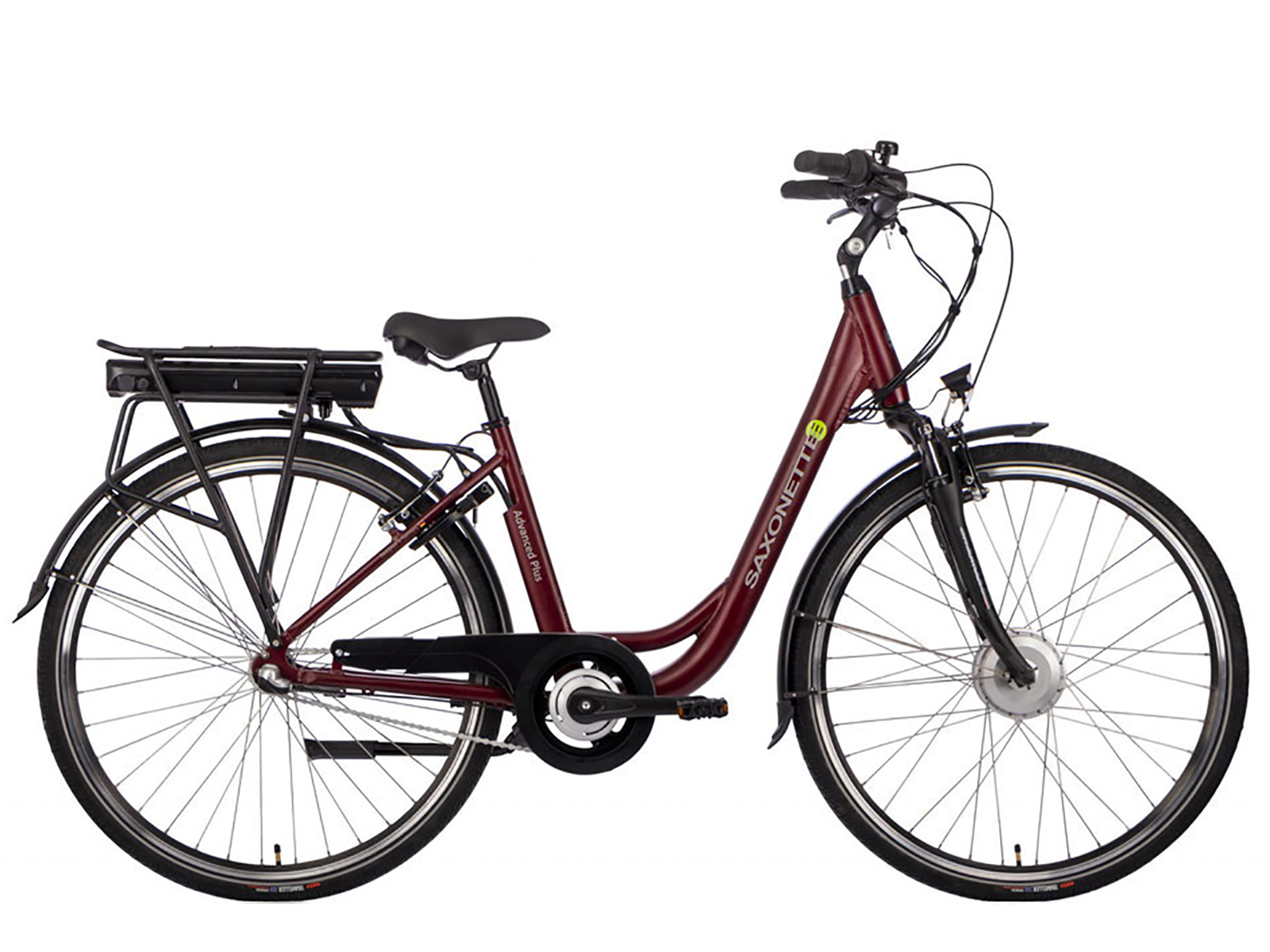 Citybike rot) Rahmenhöhe: Zoll, Advanced SAXXX 50 Wh, Plus 375 Damen-Rad, (Laufradgröße: cm, 28