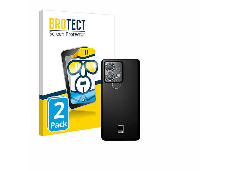 BROTECT 2x klare Neo) Motorola Schutzfolie(für Edge 40