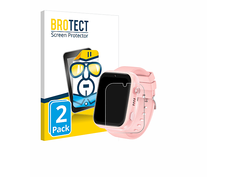 4G Kids BROTECT 2x klare Schutzfolie(für Smartwatch) jianyana