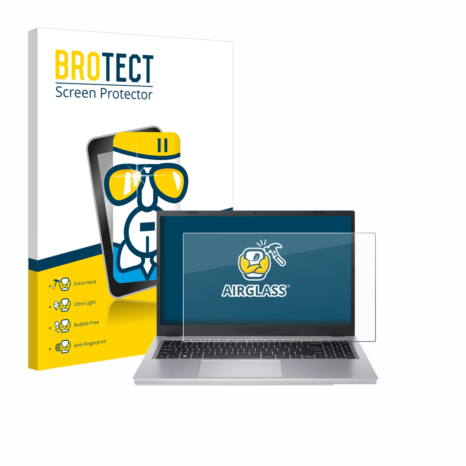 BROTECT Airglass klare Schutzfolie(für Acer Aspire 3 A315-24P)