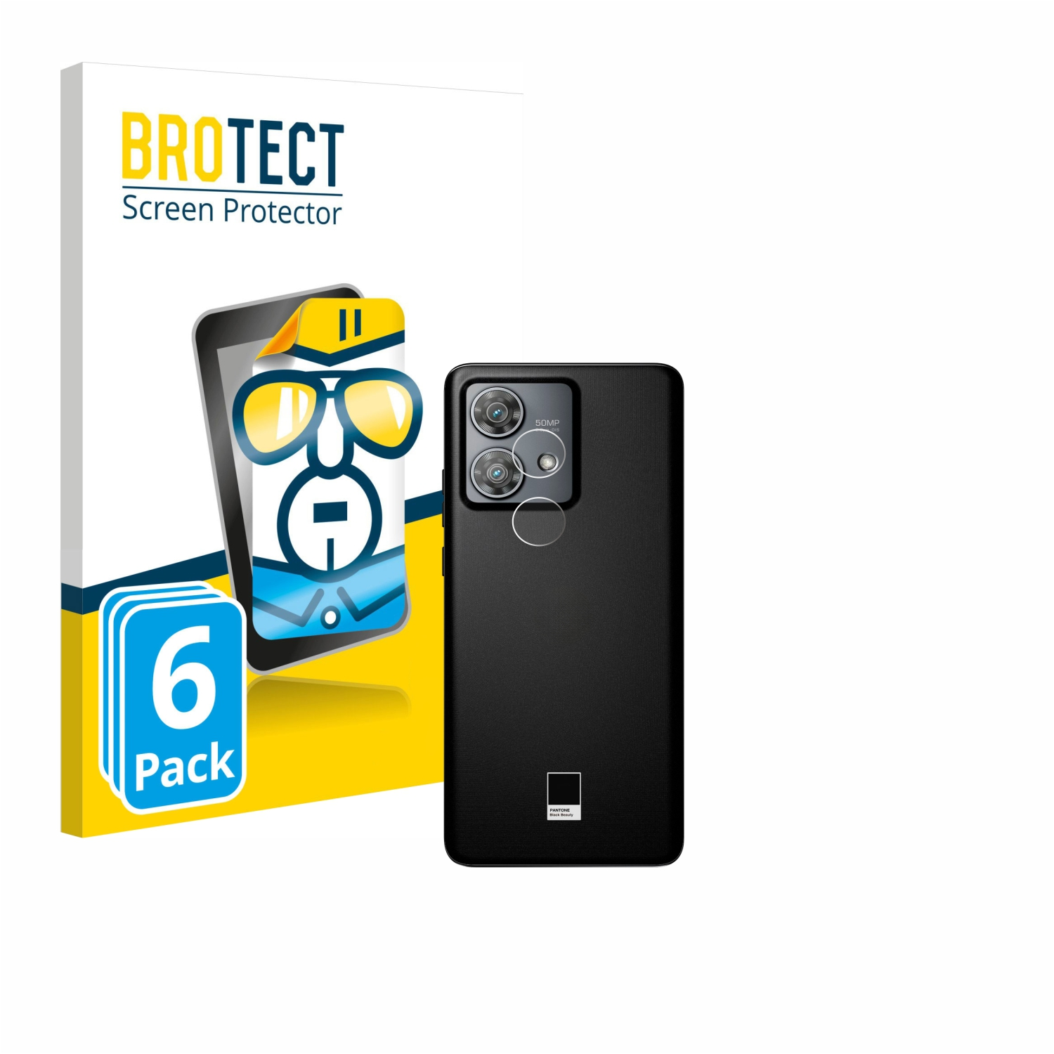 6x Schutzfolie(für Motorola klare 40 BROTECT Edge Neo)