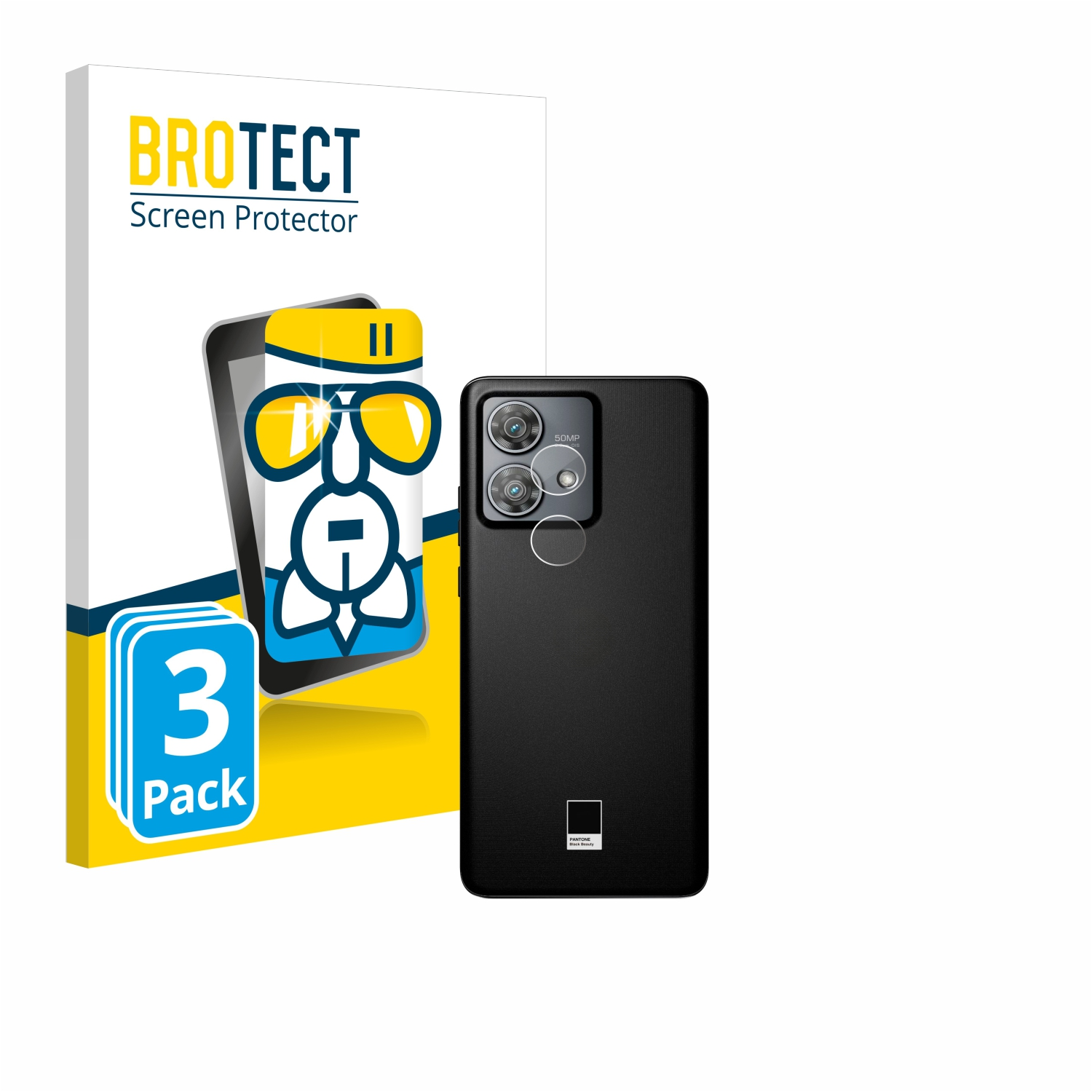 BROTECT 3x 40 Airglass klare Neo) Edge Motorola Schutzfolie(für