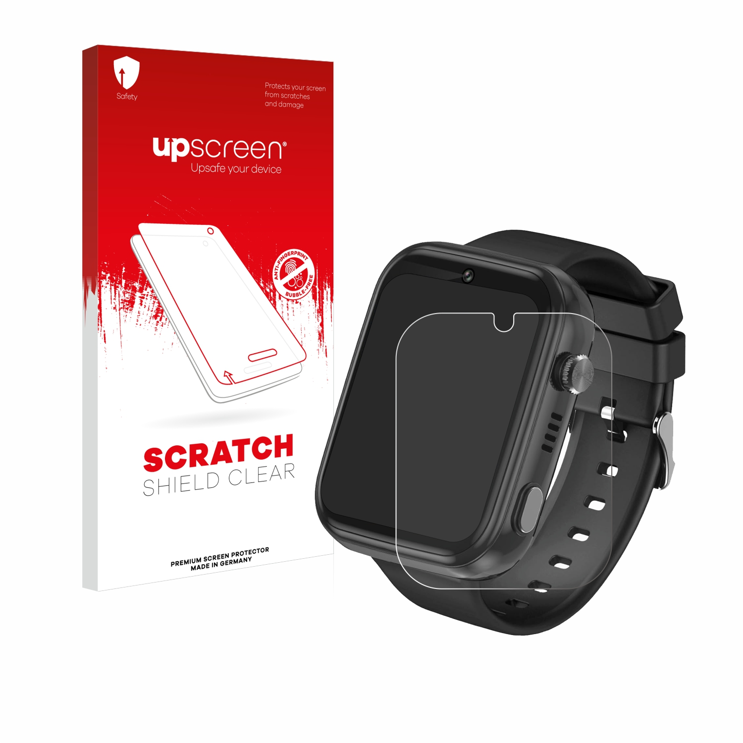 UPSCREEN Kratzschutz klare Schutzfolie(für Smartwatch) 4G Okyuk Kids