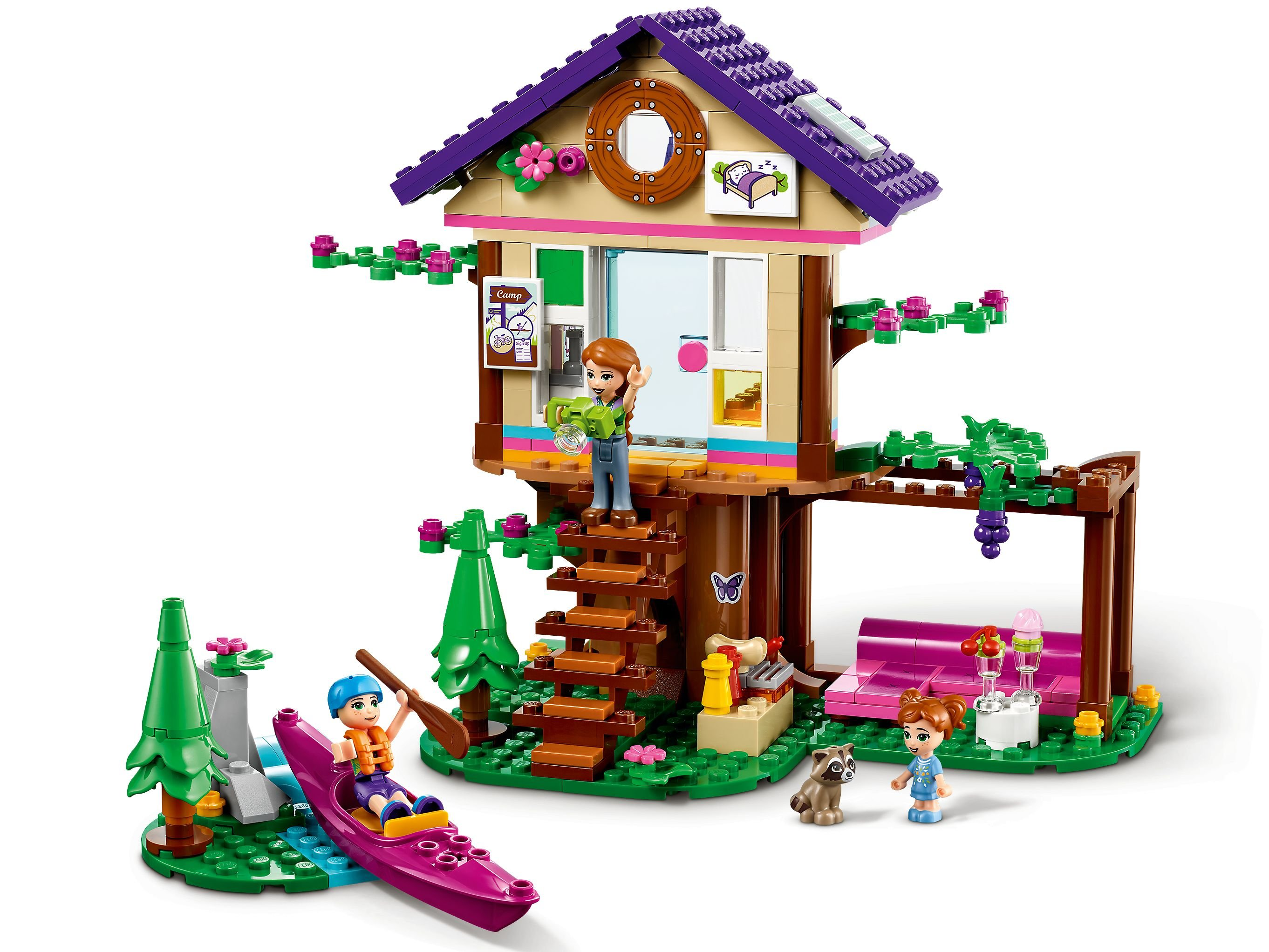 41679 IM Mehrfarbig Bausatz, BAUMHAUS WALD LEGO