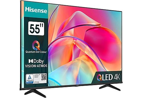 HISENSE 55E7KQ QLED TV (Flat, 55 Zoll / 139 cm, QLED 4K) | SATURN