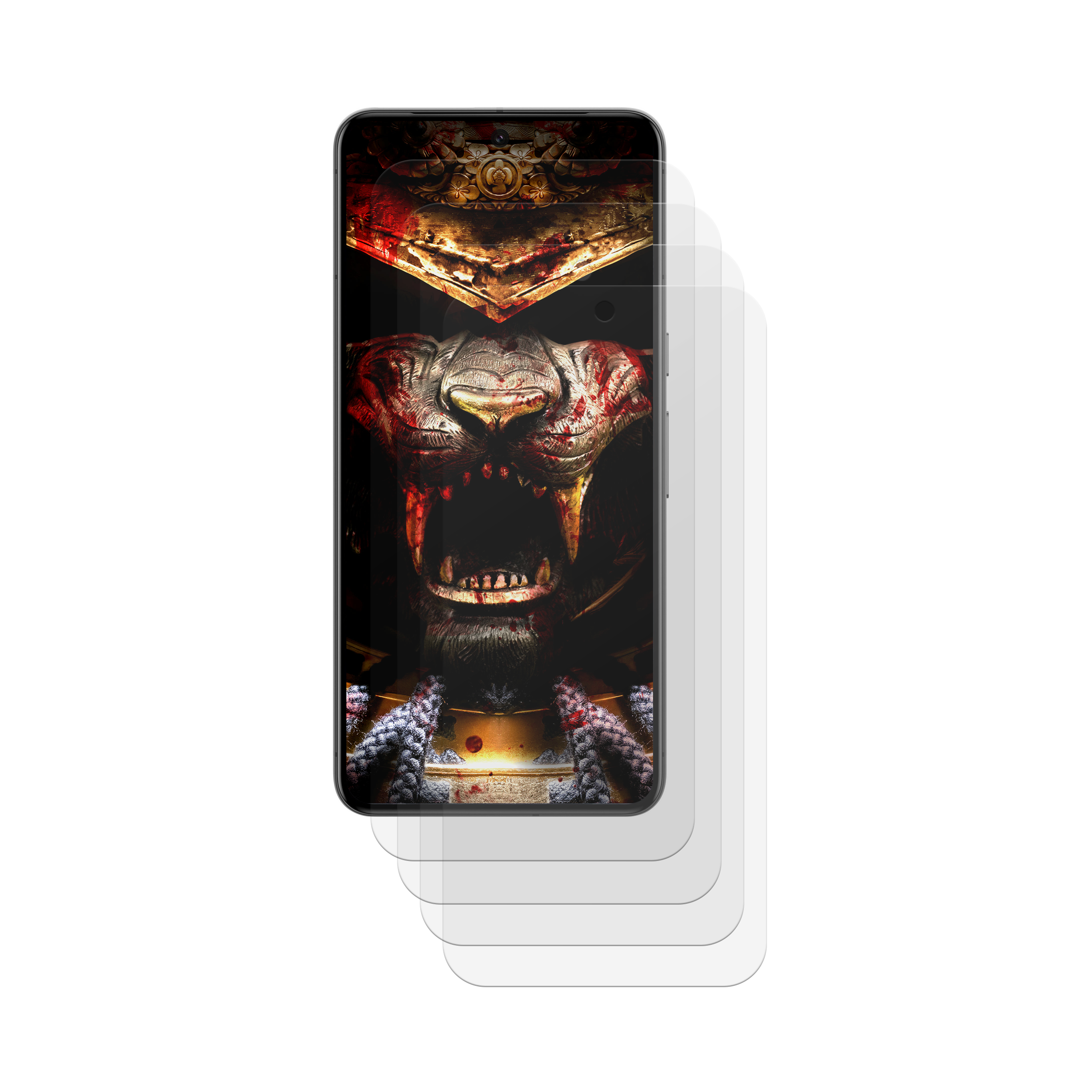 4x 3D Pixel echtes PROTECTORKING KLAR 9H Tempered Google 8a) Displayschutzfolie(für Panzerhartglas