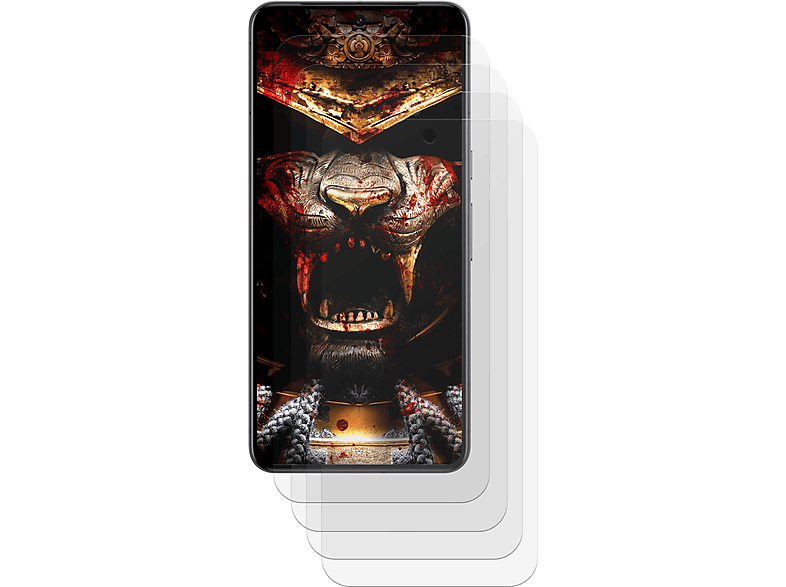 PROTECTORKING 4x echtes Tempered 9H Panzerhartglas 3D KLAR Displayschutzfolie(für Google Pixel 8a)