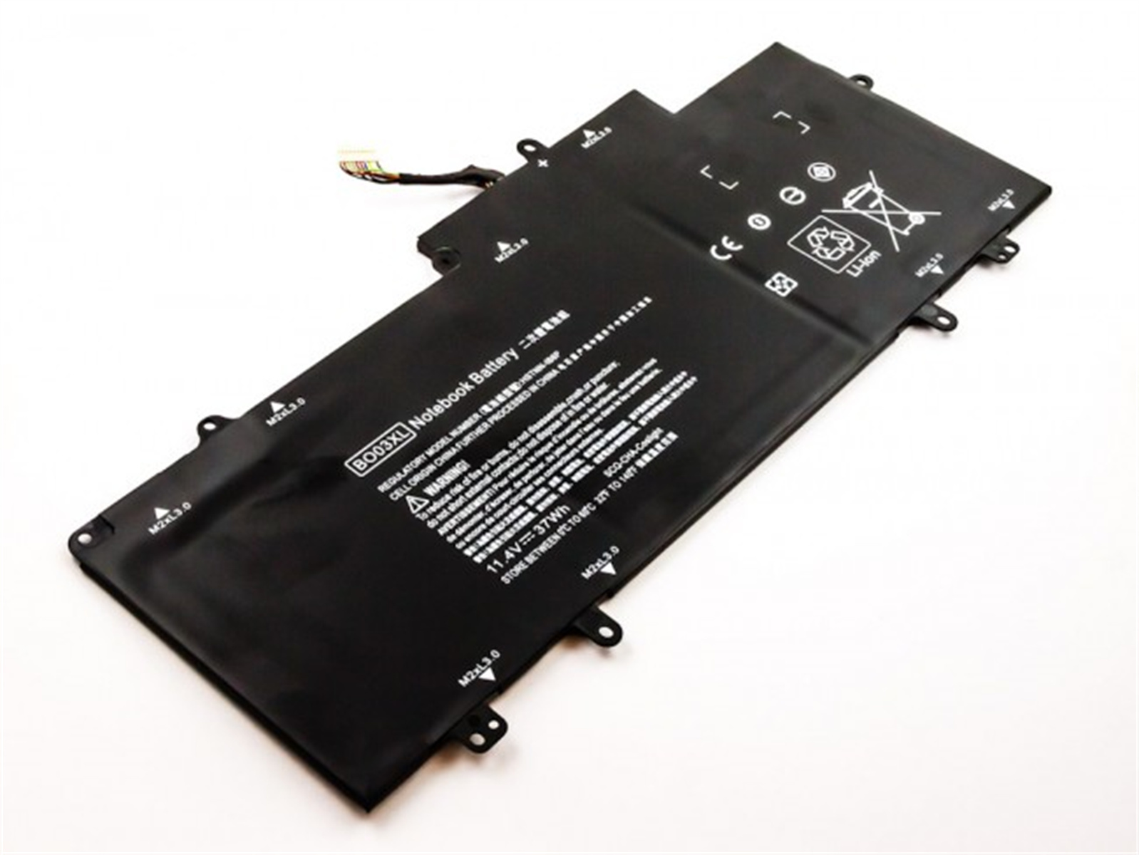 11.1 mAh Li-Pol, 14-P010NR kompatibel mit Akku Volt, 3100 HP AGI SlateBook Li-Pol Notebookakku,