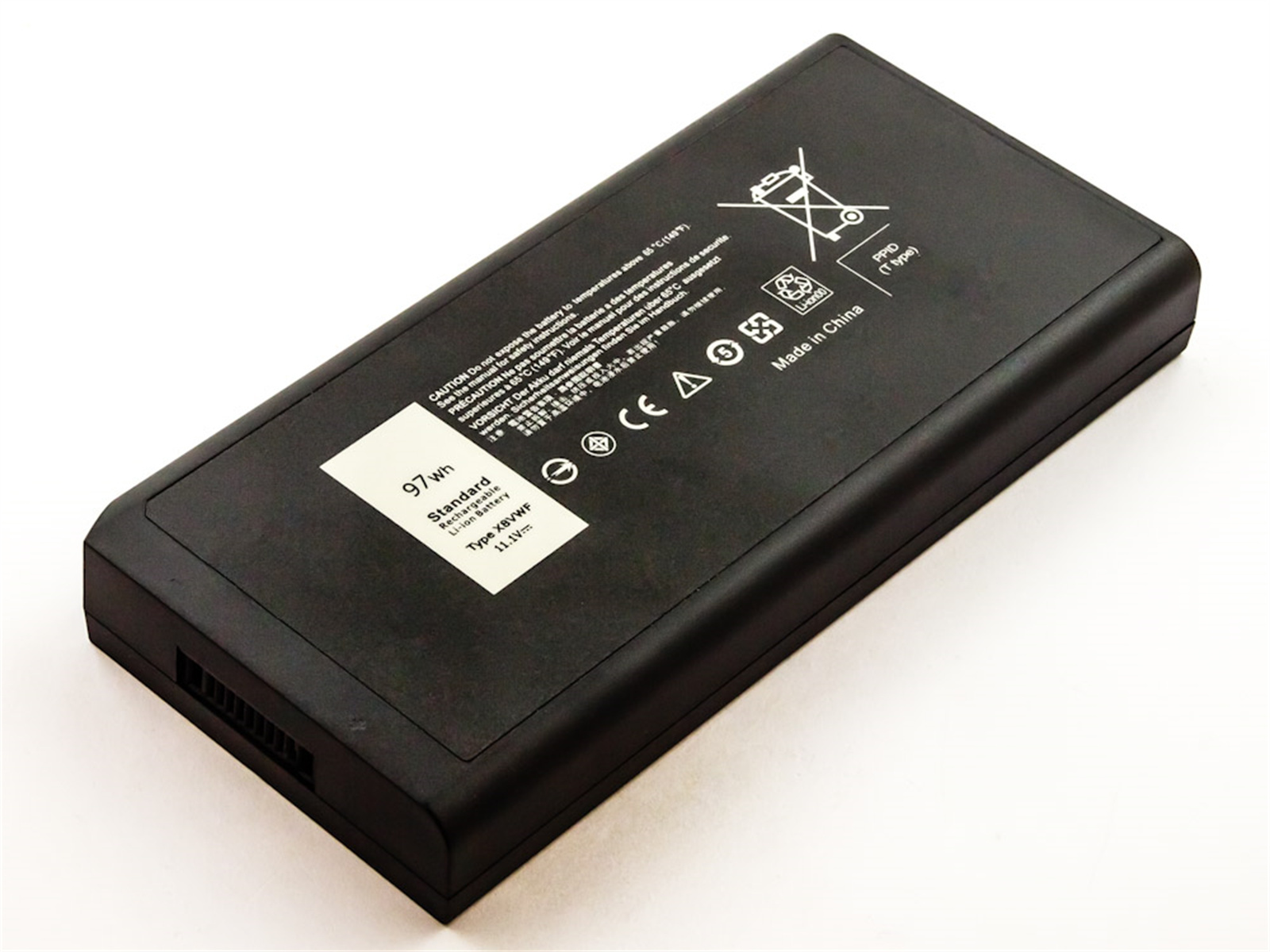 Li-Ion, 453-BBBD Notebookakku, Akku 8740 kompatibel mAh Volt, Dell Li-Ion 11.1 mit AGI
