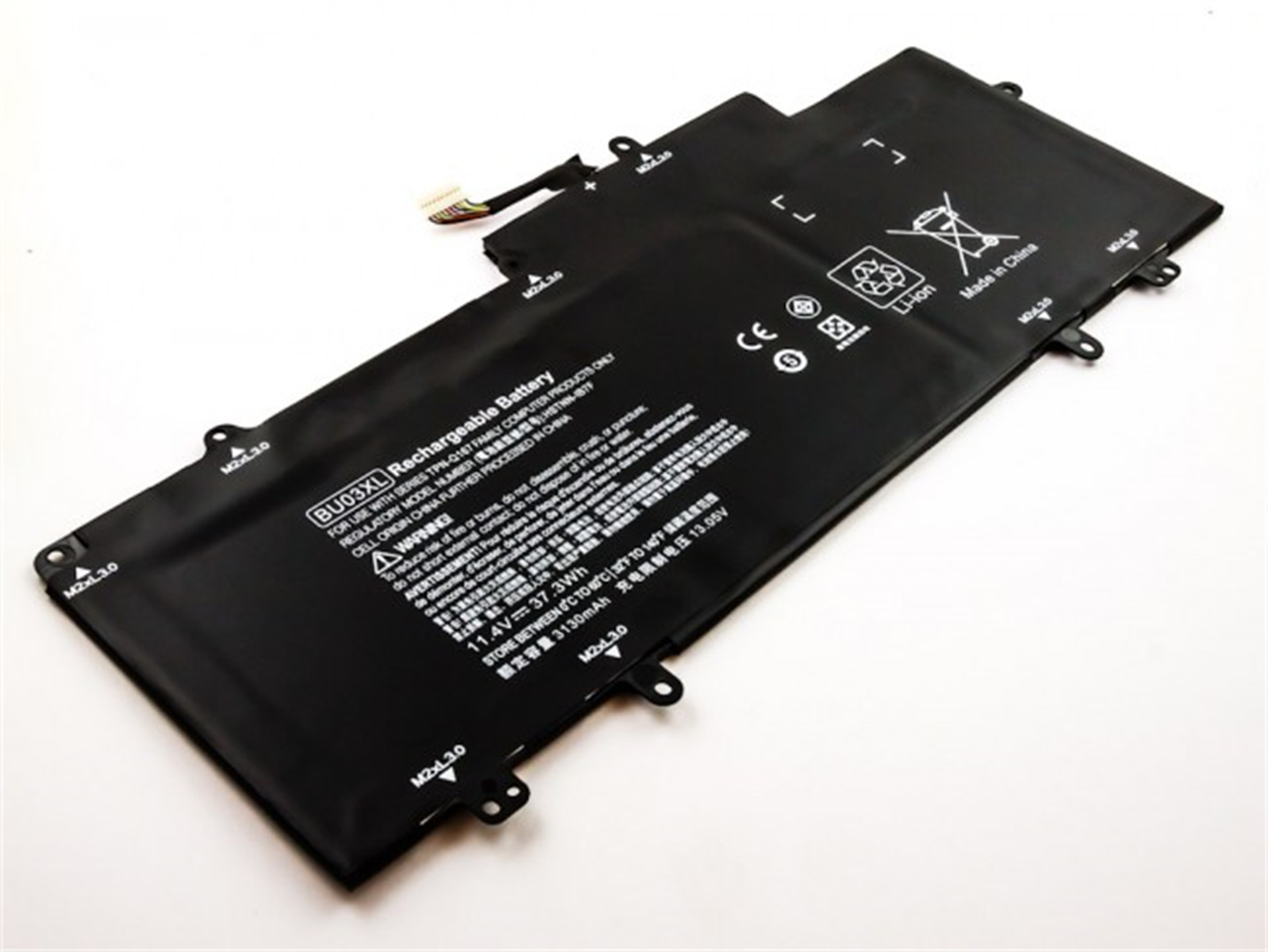 AGI Akku kompatibel mit 11.4 14-AK050NR Chromebook HP Notebookakku, Volt, 3200 Li-Pol mAh Li-Pol