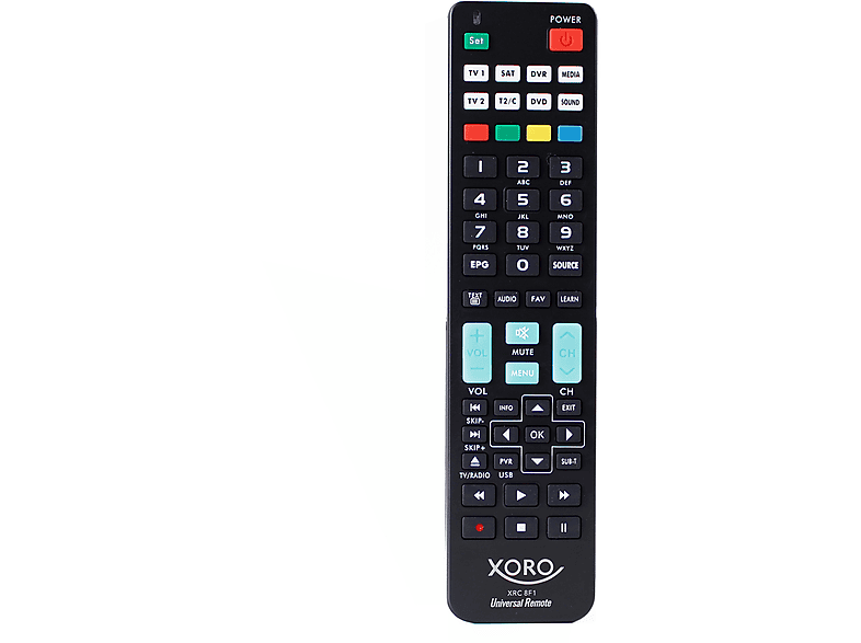 XORO XRC 8F1 Universalfernbedienung Lernfunktion Universalfernbedienung