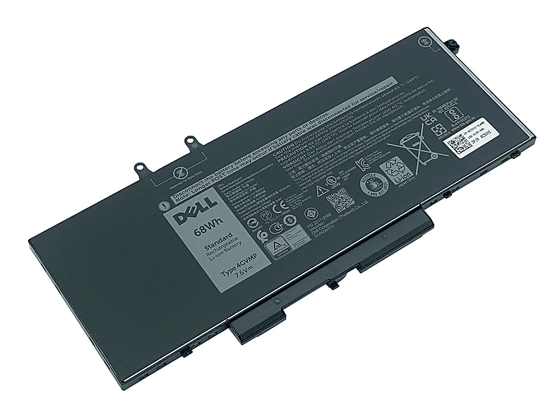 DELL Original Akku für Dell 4GVMP Li-Ion Notebookakku, Li-Ion, 7.4 Volt, 8900 mAh