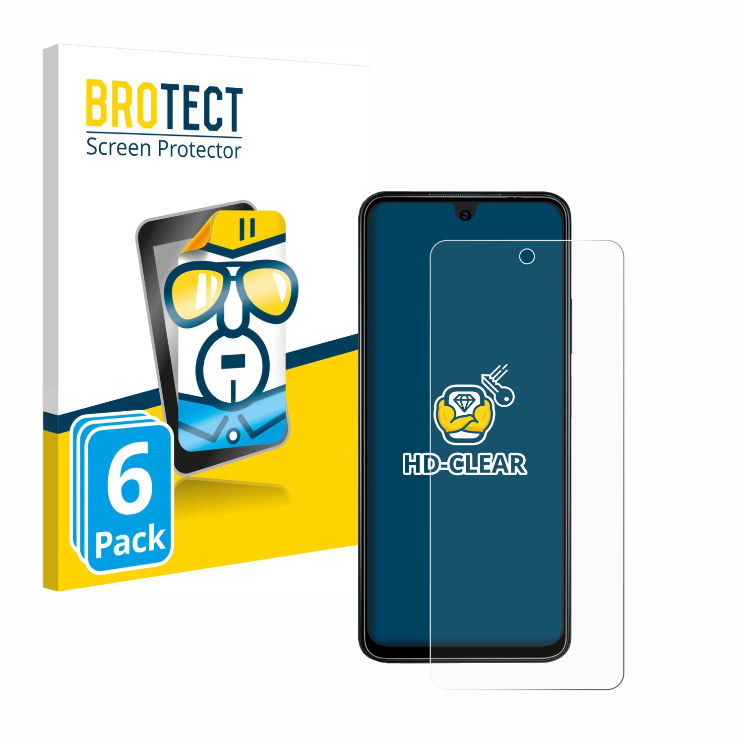 BROTECT 6x klare Schutzfolie(für Coolpad CP12s)
