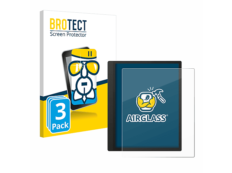 BROTECT 3x Airglass klare Schutzfolie(für Onyx Boox Tab Ultra C)
