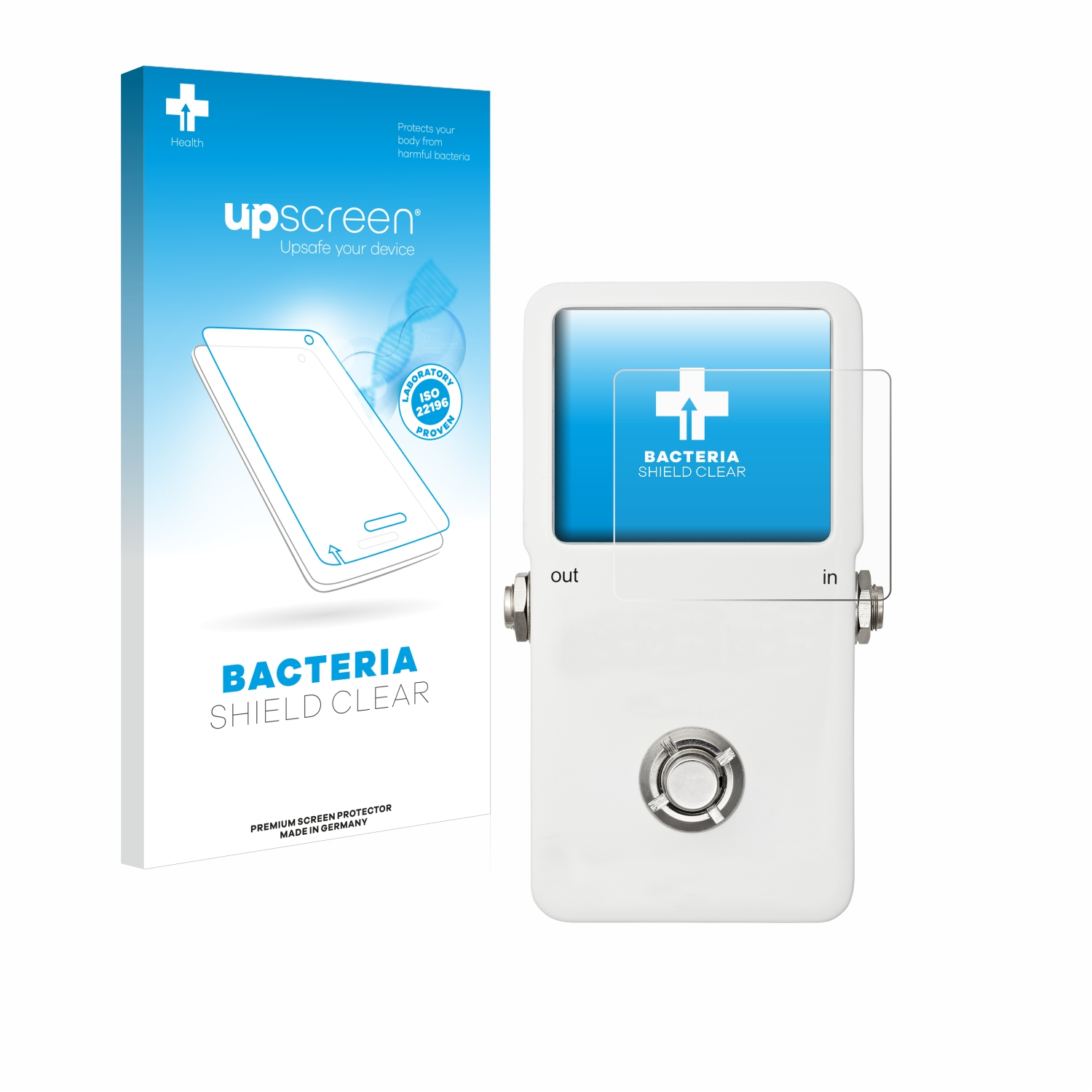 UPSCREEN antibakteriell klare Schutzfolie(für TC Electronic POLYTUNE)