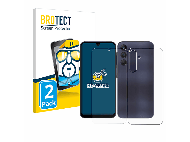 BROTECT 2x klare Schutzfolie(für Samsung Galaxy A25 5G)