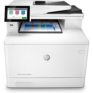 Impresora multifunción - HP 3QA55AB19, Laser - color, 27 ppm, Negro