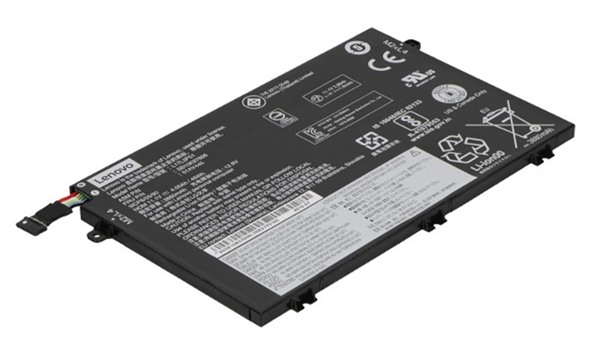 11.1 Lenovo Original für Volt, Tablet L17L3P51 Li-Pol E-book Li-Pol, / Akku LENOVO Akku, 4050 mAh