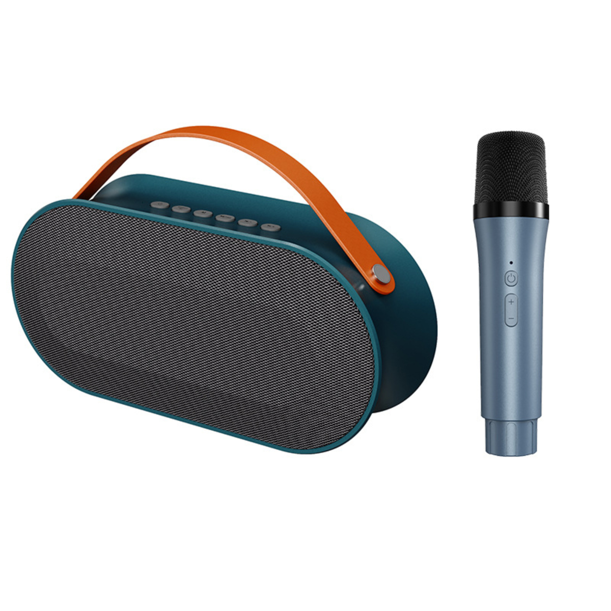 leistungsstarke Bluetooth-Lautsprecher, 360°-Raumklang BYTELIKE Mikrofon, und Bluetooth-Audio Dual-Lautsprecher, Kabelloses Grün