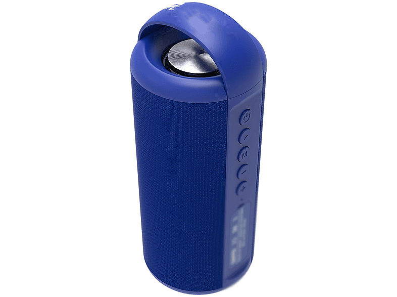 ENBAOXIN Bluetooth-Lautsprecher, HIFI-Subwoofer, Leistungsstark, Wasserdicht und Tragbar Bluetooth-Lautsprecher, Blau, Wasserfest