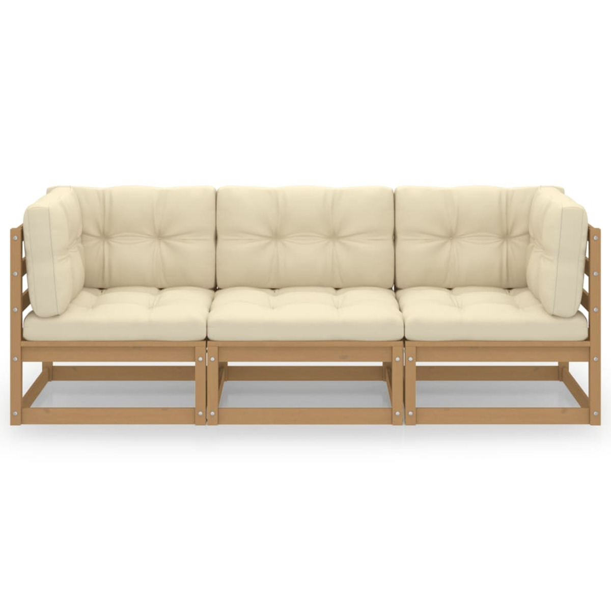 VIDAXL 3076372 Gartensofa, Honigbraun