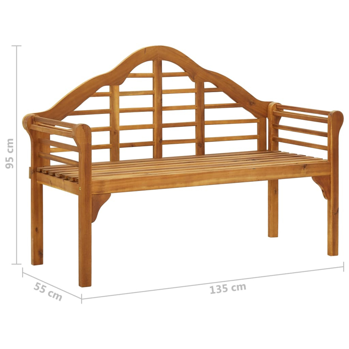 Gartenbank, 3061416 Natur VIDAXL