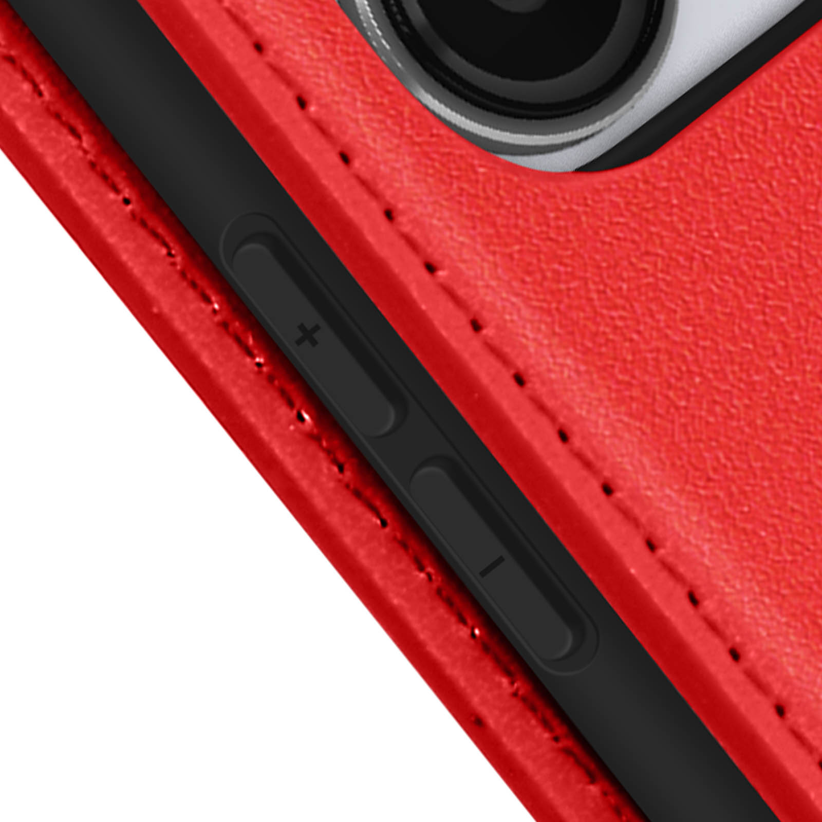 Magnetklappe Backcover Edition, Xiaomi, Series, A2 Bookcover, Classic Lite, Mi AVIZAR mit Rot