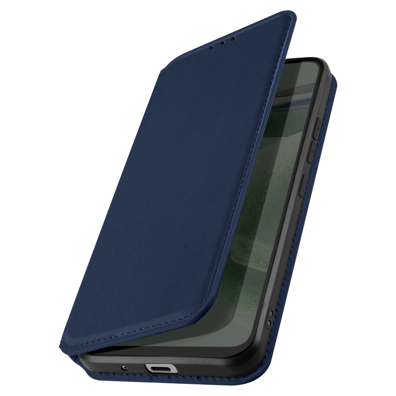Edition, AVIZAR Dunkelblau Backcover Classic Samsung, Series, Magnetklappe Bookcover, S21, Galaxy mit