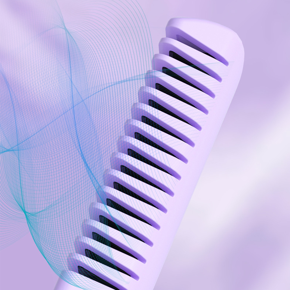BRIGHTAKE Drahtloser Haarglätter-Kamm Haarglätter, | | Kompakt und USB-Aufladbar Temperaturstufen: 3 Keramikbeschichtung