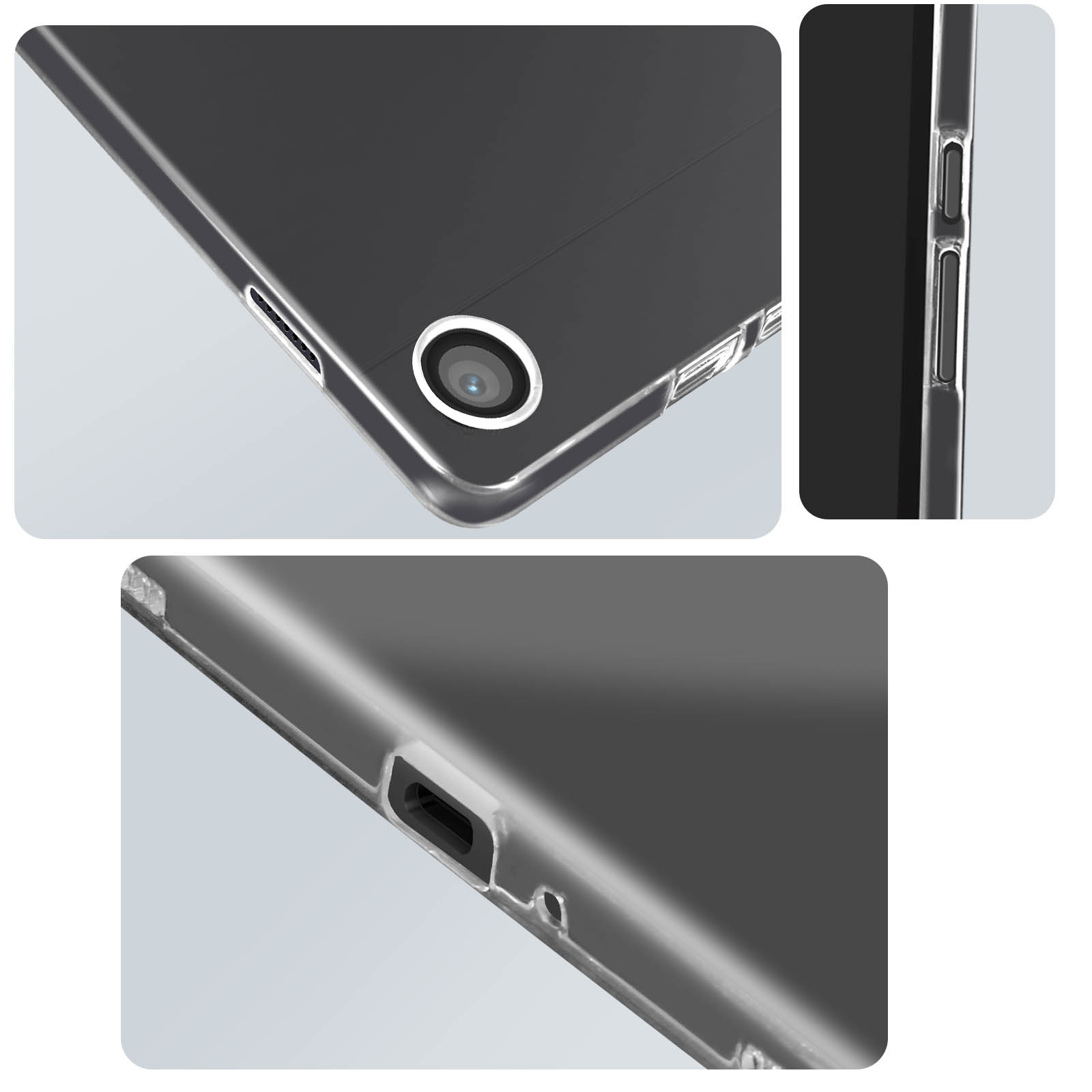 Series Backcover Classic Case Transparent Schutzhüllen Silikongel, AVIZAR für Samsung