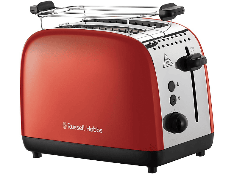 RUSSELL HOBBS Colours Plus Rot 2655456 Toaster Rot (1600 Watt