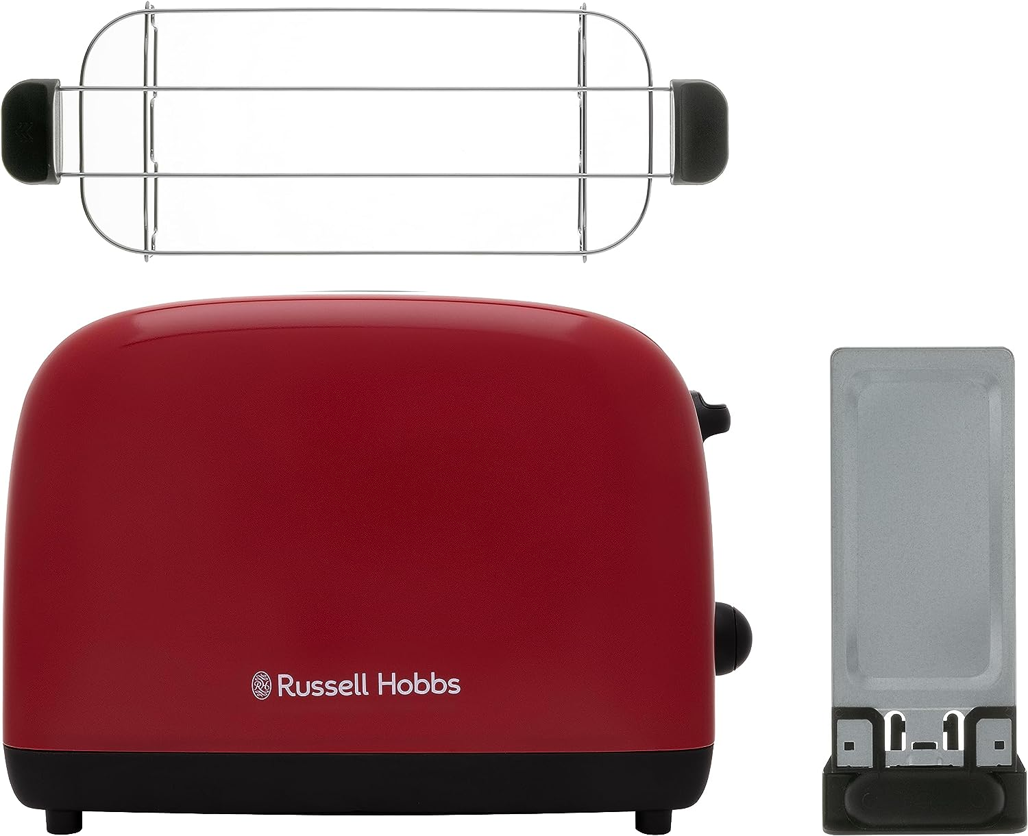 Colours Plus RUSSELL Schlitze: (1600 Rot HOBBS Toaster 26554-56 Rot 2) Watt,